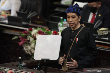 Membaca ekspresi Presiden Jokowi di Sidang Tahunan MPR 2021