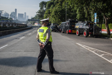 Pengalihan lalu lintas di Gedung DPR bersifat situasional