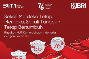 Berbagai promo BRI semarakkan HUT ke-76 RI