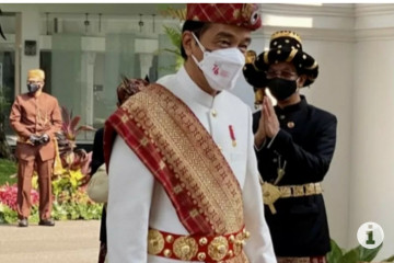 Wali Kota Bandarlampung bangga Presiden kenakan pakaian adat Lampung