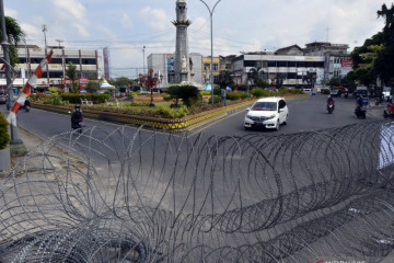 Penyekatan mobilitas warga di Kota Bandar Lampung