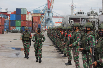 Pangdam XII/Tpr melepas personel Yonif Raider ke Puslatpur Baturaja