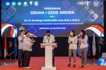 Menparekraf resmikan graha I Gede Ardika di STP Bandung