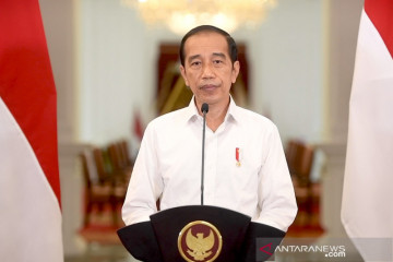 Presiden Jokowi umumkan perkembangan PPKM