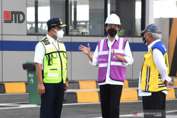 Presiden Jokowi resmikan tol Kelapa Gading-Pulo Gebang