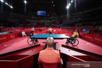 Pertandingan para tenis meja di Paralimpiade Tokyo 2020