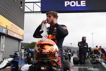 Max Verstappen rebut pole position F1 GP Belgia