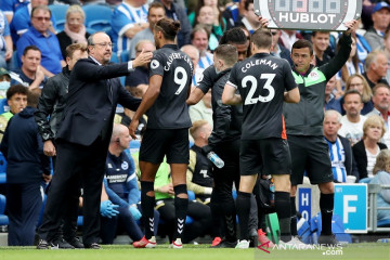 Bulan madu Everton dan Rafa Benitez berlanjut di kandang Brighton