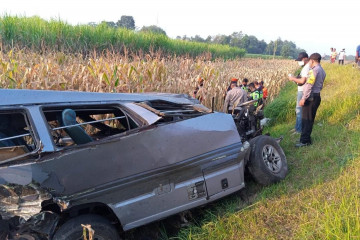 Kecelakaan kereta-mobil akibatkan satu korban meninggal