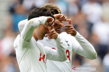 Liga Inggris: Babak pertama usai Tottenham unggul 1-0 atas Watford