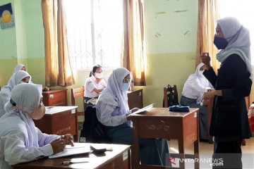 130 siswa SMKN 32 Jakarta jalani PTM terbatas hari pertama