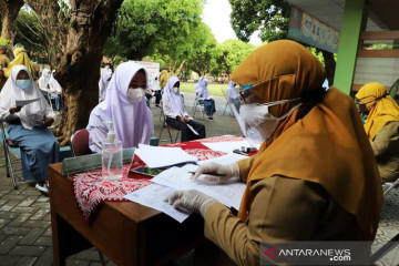 Vaksinasi COVID-19 di SMA Jetis Bantul sasar 700 pelajar