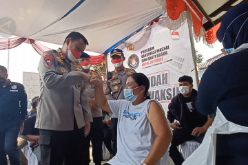 Polisi sasar warga kawasan wisata dan industri terima vaksin COVID-19