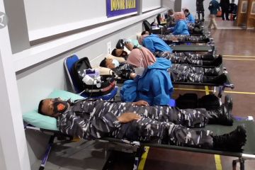 Ratusan anggota TNI AL donorkan plasma konvalesen