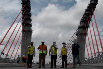 Jembatan Alalak baru di Kalimantan segera difungsikan