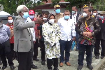 Mensos janji bangun rumah bagi korban banjir Sentani