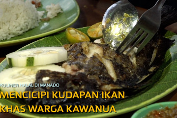 Mencicipi kudapan ikan khas warga Kawanua