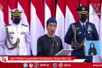 Ini arah kebijakan fiskal 2022 Presiden Jokowi