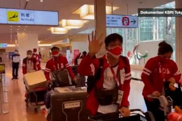 Kloter dua dan tiga atlet Paralimpiade tiba di Tokyo