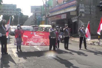 Semangat kemerdekaan, Polres Jember ajak masyarakat perangi COVID-19