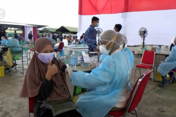 TNI-AU jemput bola serbuan vaksin di Gunungkidul