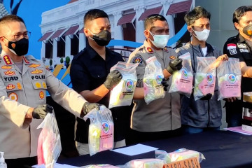 Polrestabes Surabaya gagalkan peredaran 13 kilogram sabu-sabu