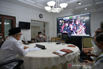 Wapres saksikan panen perdana Peremajaan Sawit Rakyat Riau