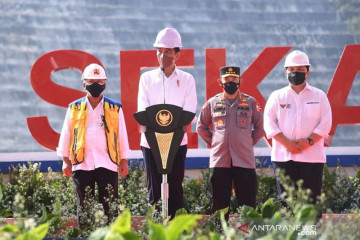 Presiden Jokowi resmikan Bendungan Way Sekampung