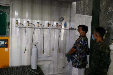 Gereja di Bali buka pengisian tabung oksigen medis secara gratis