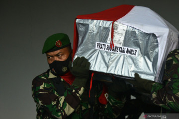 Jenazah prajurit TNI korban penyerangan di Papua Barat