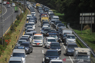 Kemacetan gerbang Tol Pasteur