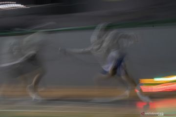 Latihan Atlet Anggar Sumatera Selatan Jelang PON XX Papua