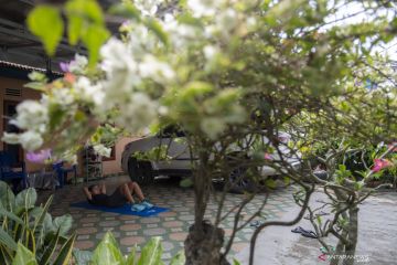 Latihan Mandiri Atlet Atletik Sumatera Selatan