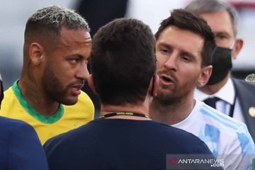 Messi siap diturunkan melawan Brazil, Neymar cedera