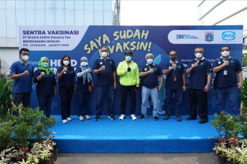 Dukung pembentukan herd immunity,  WIKA gelar Sentra Vaksinasi Jakarta Timur tahap kedua