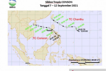 Siklon Tropis Chantu-Conson beri dampak tak langsung cuaca Indonesia