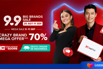 Lazada siapkan ribuan "brand" ternama untuk 9.9 Big Brands Sale