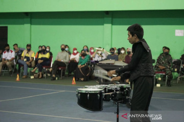 Atlet drum band Kota bogor juara FMP 2021