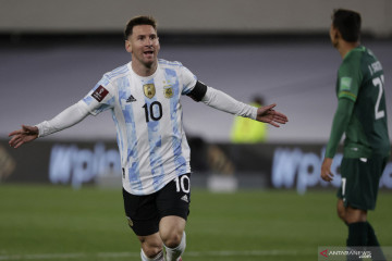 Tiga gol Lionel Messi bantu Argentina tekuk Bolivia 3-0