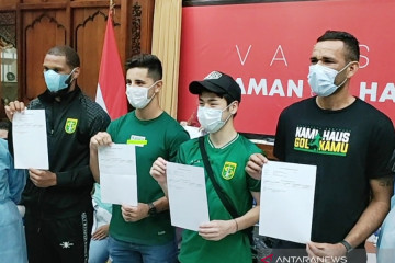 Persebaya turunkan empat pemain asingnya lawan Tira Persikabo