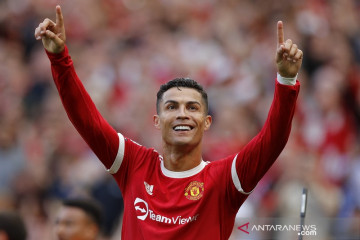 Ronaldo hiasi debut kedua bersama MU dengan dua gol dan kemenangan