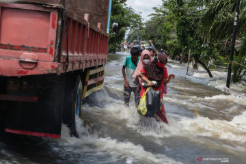 Dampak banjir luapan Sungai Katingan