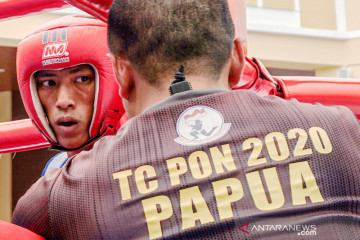 Mengintip latihan atlet muaythai jelang PON Papua