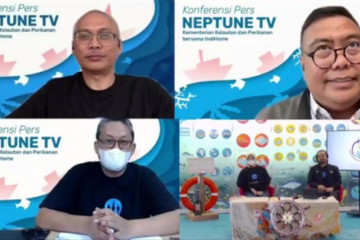 KKP - Telkom luncurkan Neptune TV, kanal sektor bahari RI