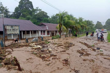 BPBD Papua masih mendata kerugian material akibat banjir di Serui