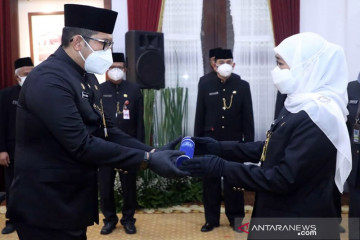 Gubernur Jatim lantik 16 kepala OPD di Gedung Negara Grahadi