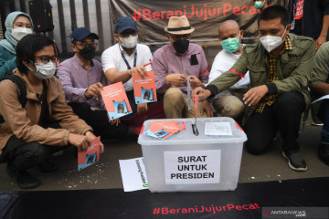 Aksi anti korupsi di Jakarta