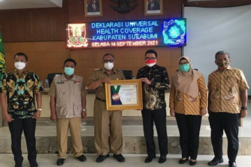 BPJS Kesehatan apresiasi Pemkab Sukabumi yang mampu capai UHC