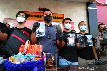 Dua pelaku pembobol Balai Kota Makassar dibekuk polisi