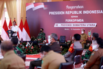 Presiden minta gap capaian vaksinasi antardaerah di Sumut diatasi